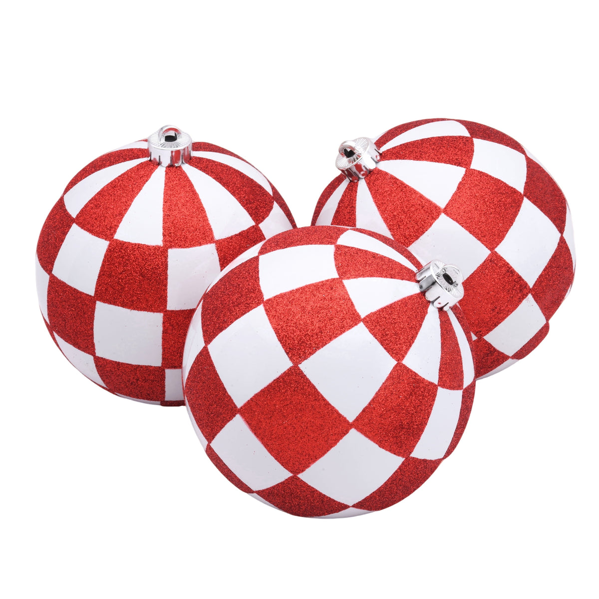 4-Count Champagne and Cream Ball Shatterproof Christmas Ornaments, 6", by Holiday Time