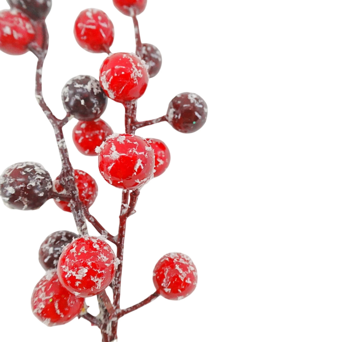 Red Frosted Berries Mini Christmas Clip Ornament, 6", by Holiday Time