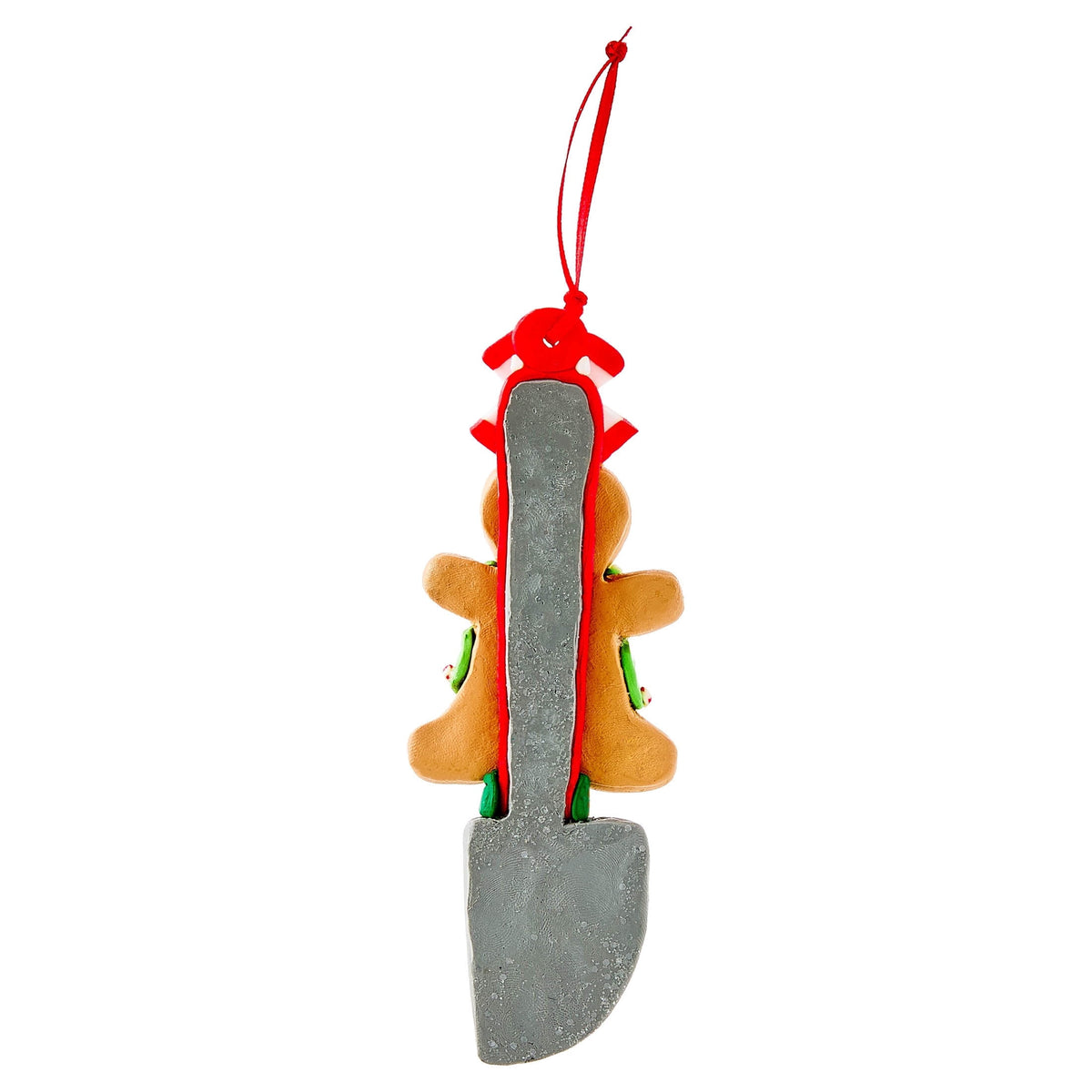 Multicolor Clay Dough Gingerbread Cake Spatula Christmas Ornament, 5.3", by Holiday Time