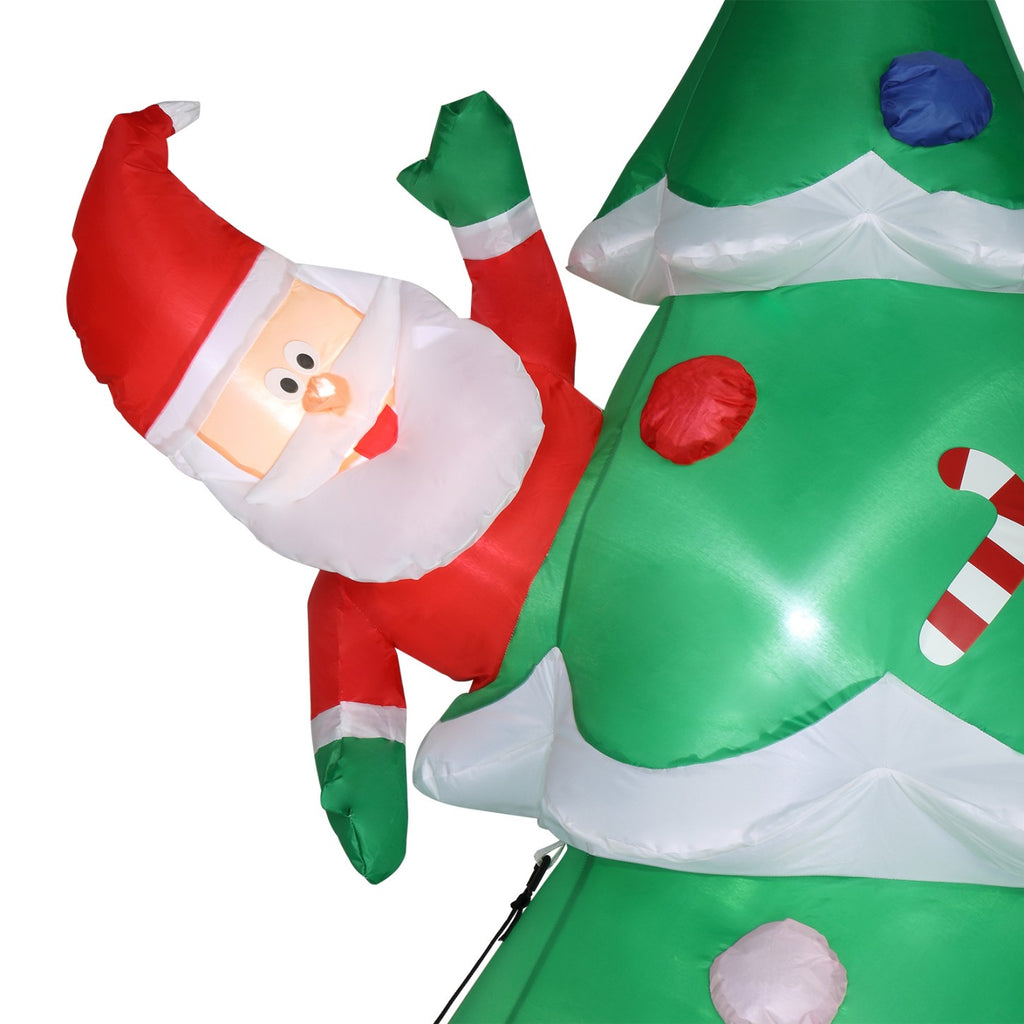 Tcbosik 12 FT Giant Christmas Inflatables Snowman Outdoor Yard Decorations, Blow up Snow Man with Black Hat, Built-in LED Light, Winter Outside Decor for Holiday Party Patio Garden Lawn