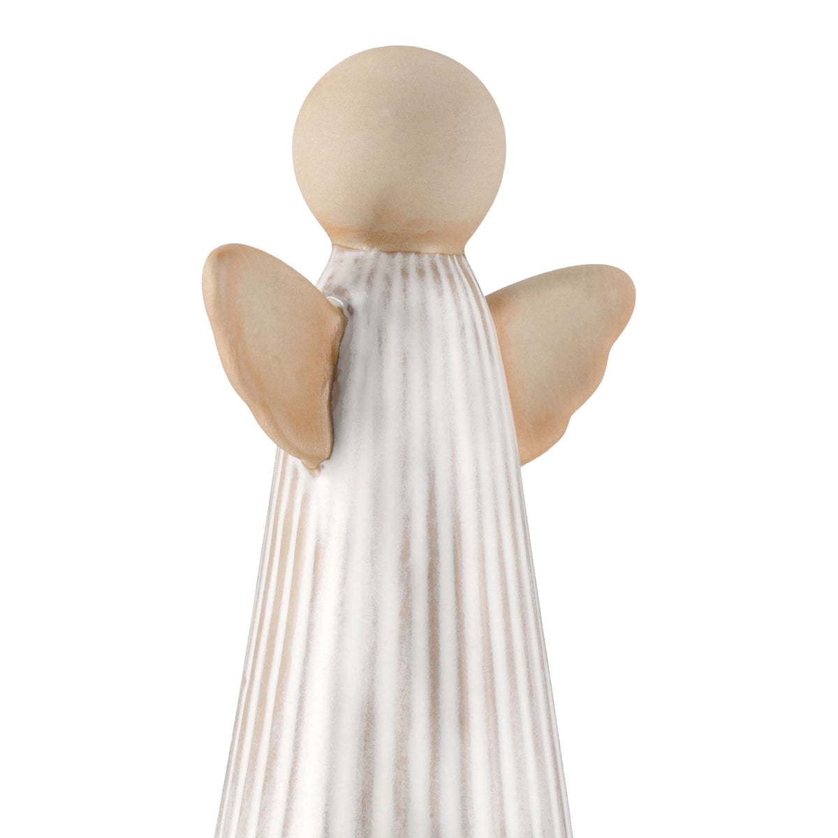 Ceramic Angel Christmas Decoration, Cream and White, 7.5", by Holiday Time