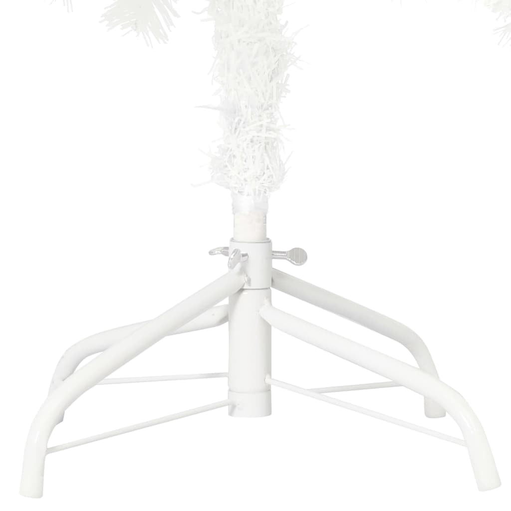 vidaXL Artificial Christmas Tree Lifelike Needles White 4 ft