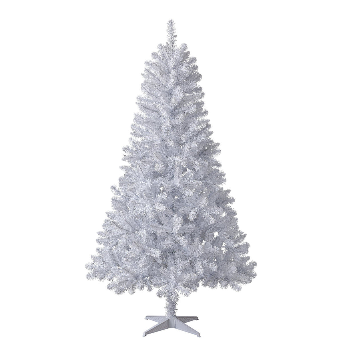 6.5' Pre-Lit Madison Pine Green Artificial Christmas Tree with Color-Changing LED Lights and Stand, by Holiday Time