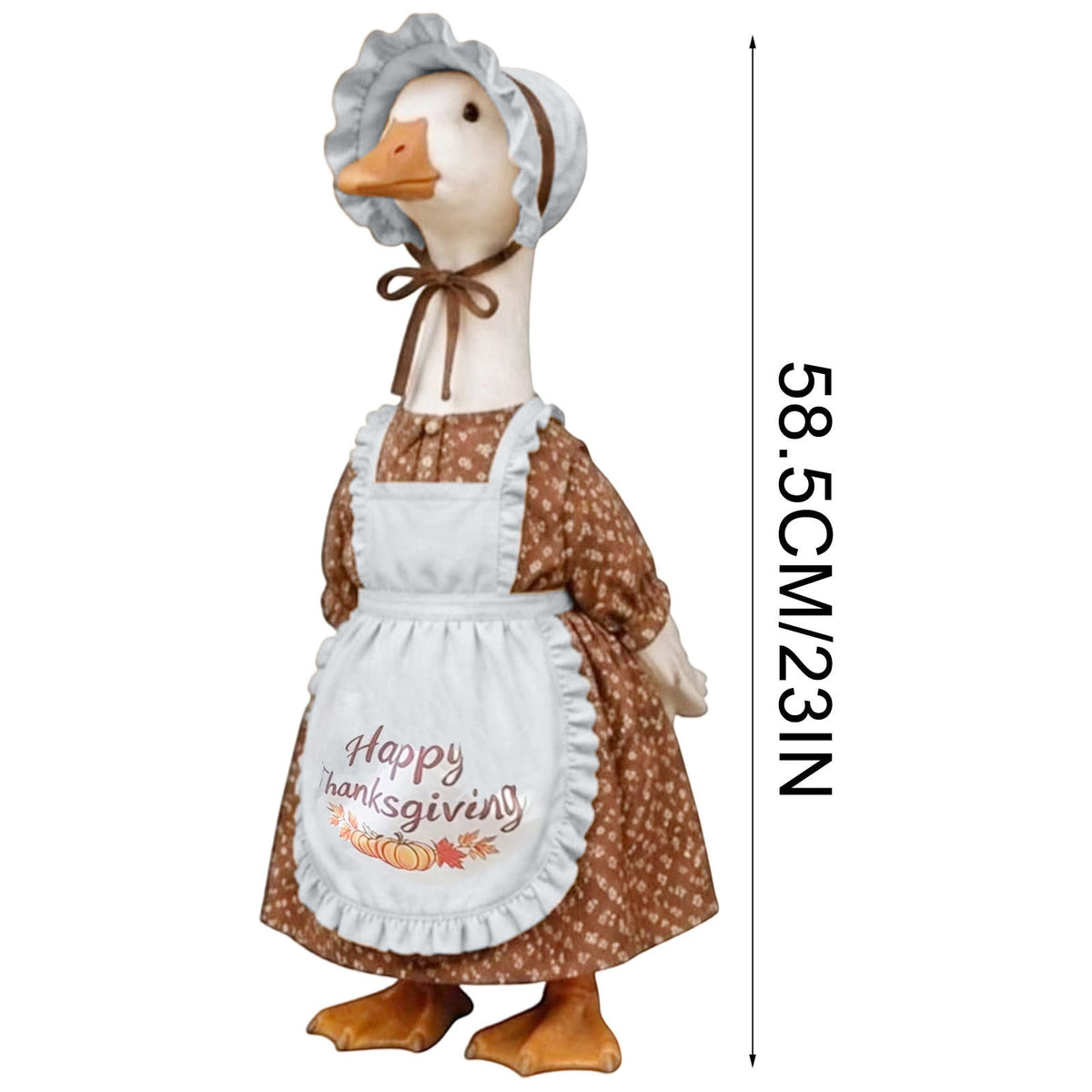 Lzobxe Porch Goose Clothes, Casual Style Lawn Yard Garden Decor for 23" High Cement or Plastic Geese, Goose Costume for All Season and Occasiona