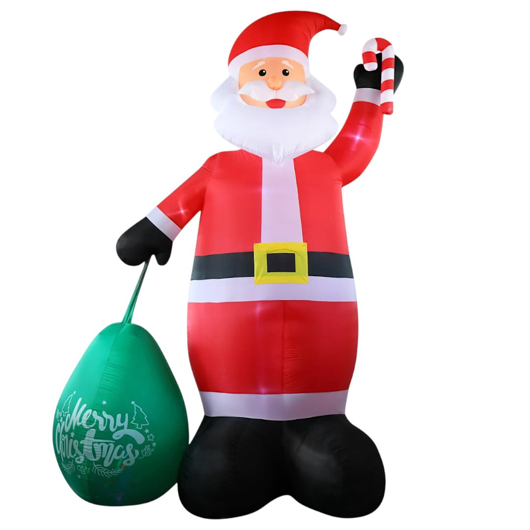 Tcbosik 12 FT Giant Christmas Inflatables Snowman Outdoor Yard Decorations, Blow up Snow Man with Black Hat, Built-in LED Light, Winter Outside Decor for Holiday Party Patio Garden Lawn