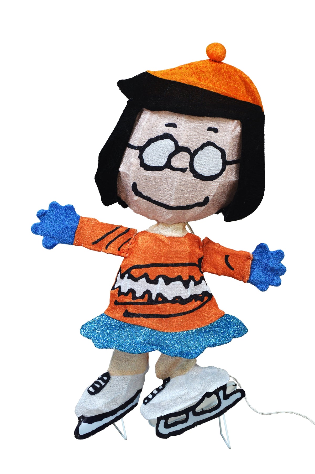 32INCH Skating Sally Peanuts 3D Lighted LED Holiday Charlie Brown Christmas Yard Decor