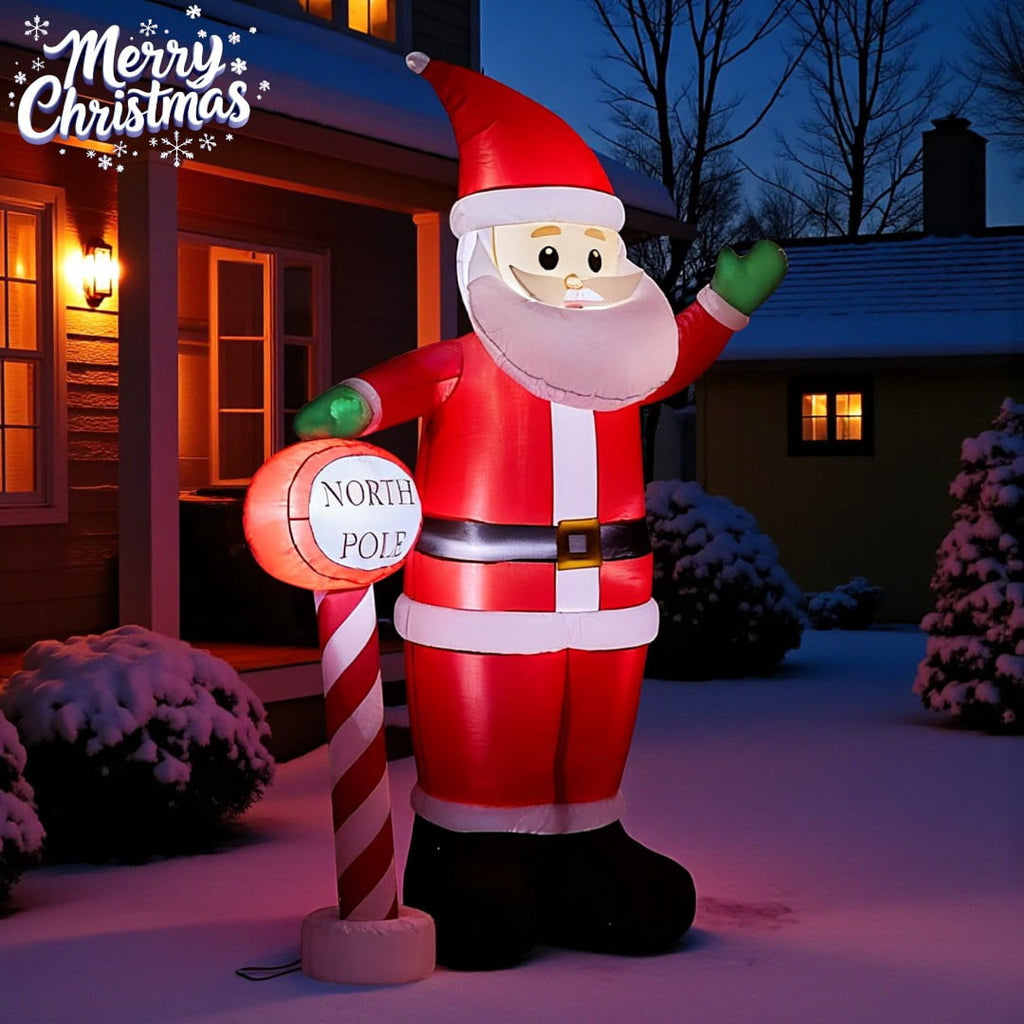 Tcbosik 12 FT Giant Christmas Inflatables Snowman Outdoor Yard Decorations, Blow up Snow Man with Black Hat, Built-in LED Light, Winter Outside Decor for Holiday Party Patio Garden Lawn