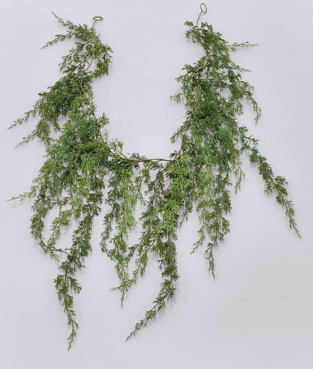 Holiday Time Green Artificial Christmas Greenery Garland for Mantels and Staircases, 5-Foot