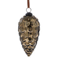 Bronze Glass Pinecone Christmas Ornament, 5", by Holiday Time