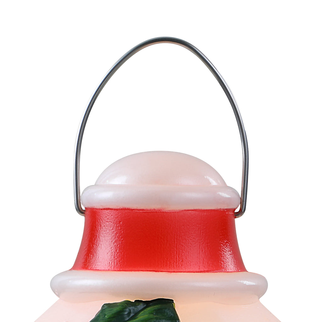 Mr. Christmas 11-inch Blow Mold Lantern, White