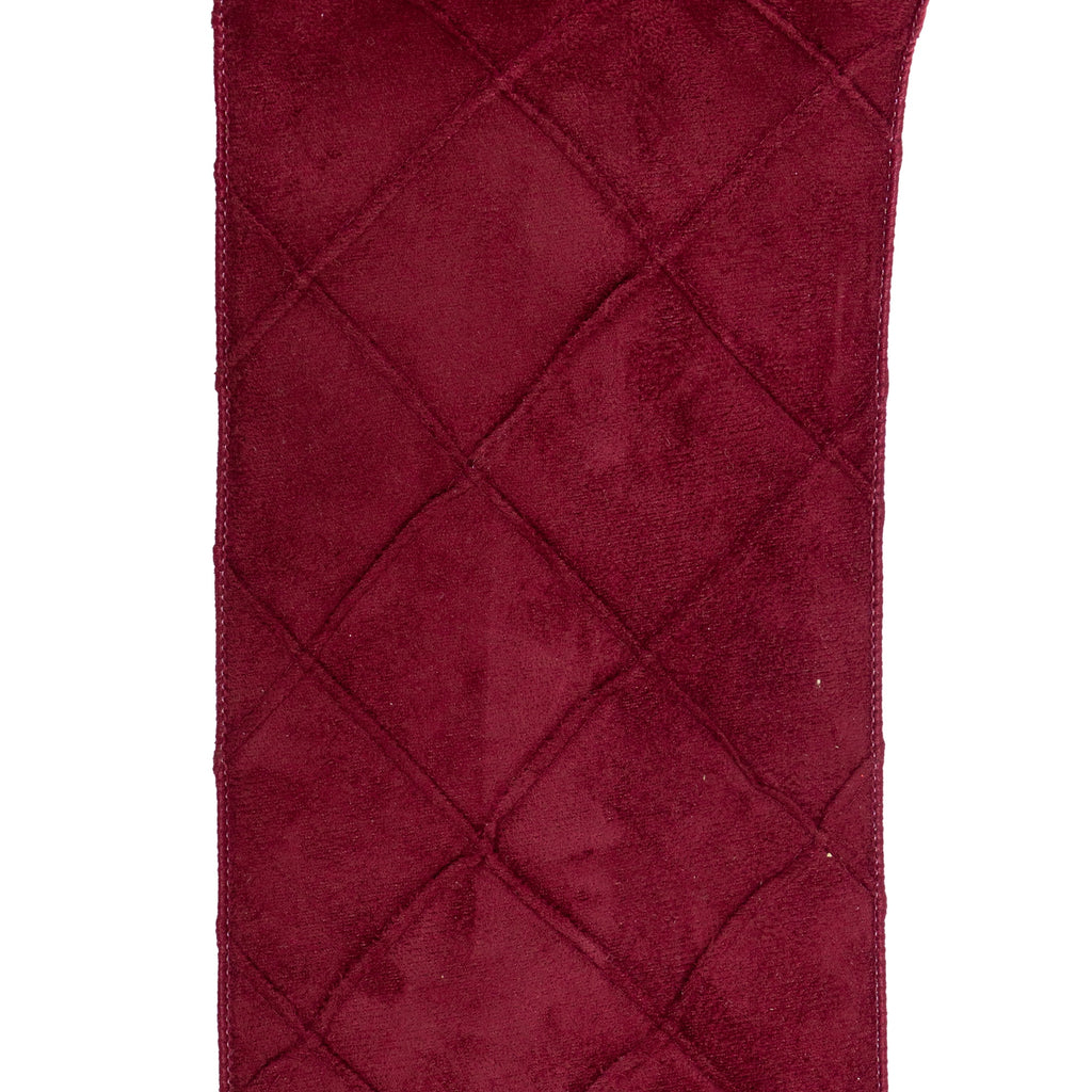 My Texas House Red Velvet Christmas Ribbon, 5" x 20'
