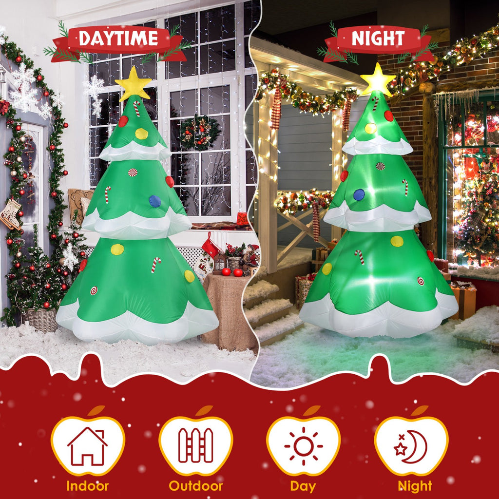 Tcbosik 12 FT Giant Christmas Inflatables Snowman Outdoor Yard Decorations, Blow up Snow Man with Black Hat, Built-in LED Light, Winter Outside Decor for Holiday Party Patio Garden Lawn