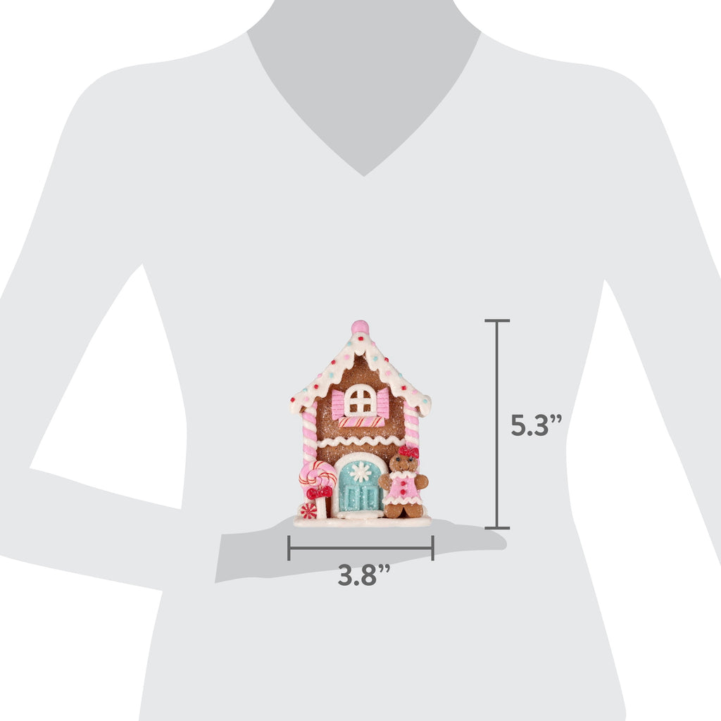 Clay Dough Gingerbread House Christmas Decoration, Multicolor, 5.3", by Holiday Time