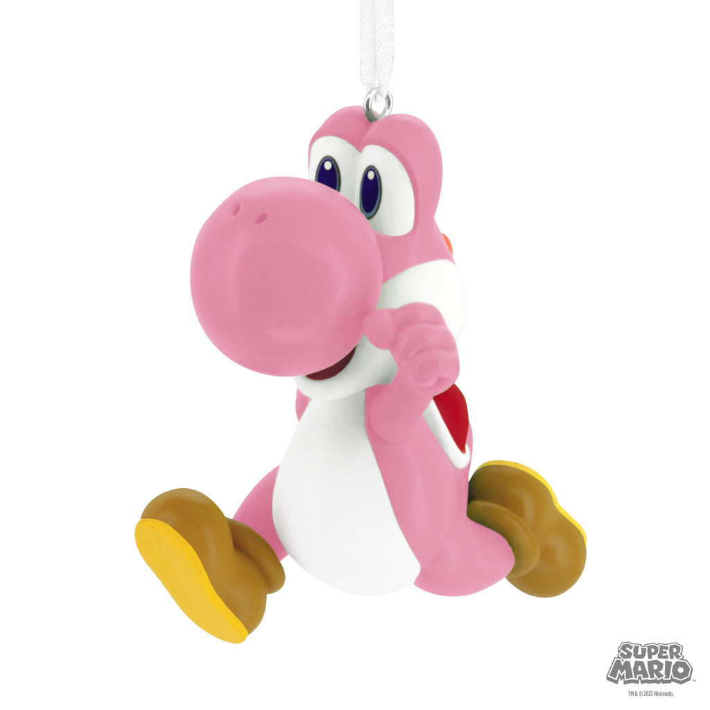 Hallmark Christmas Ornament (Nintendo Super Mario Pink Yoshi), 1 Count