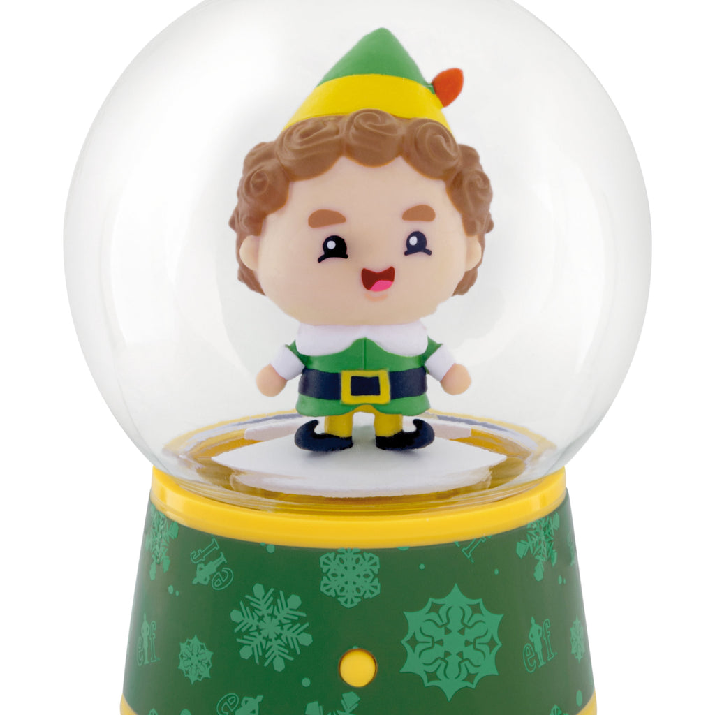 Hallmark Christmas Ornament (Elf Buddy Globe With Motion), 1 Count