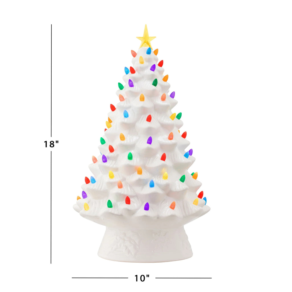 Mr. Christmas 24 in. Nostalgic Ceramic Tree - Green