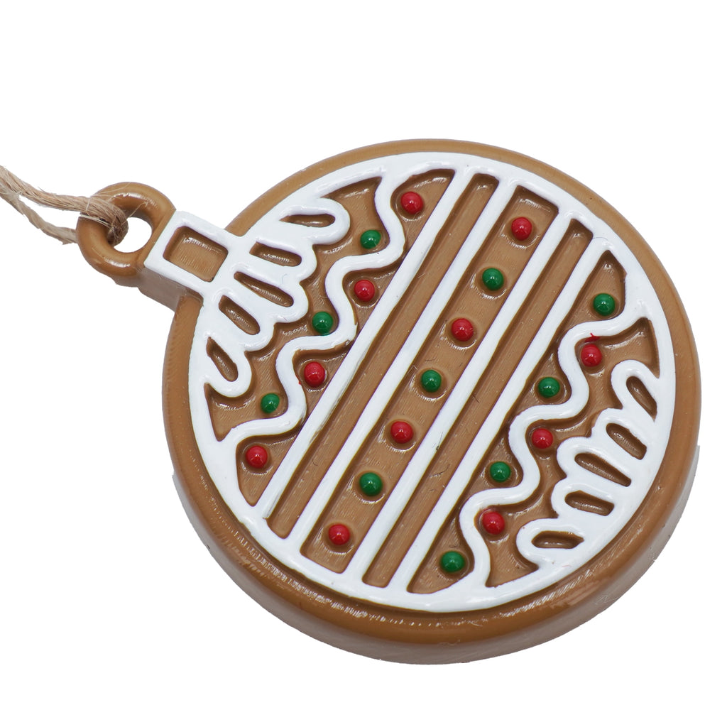 6-Count Multicolor Gingerbread Mini Christmas Ornaments, by Holiday Time