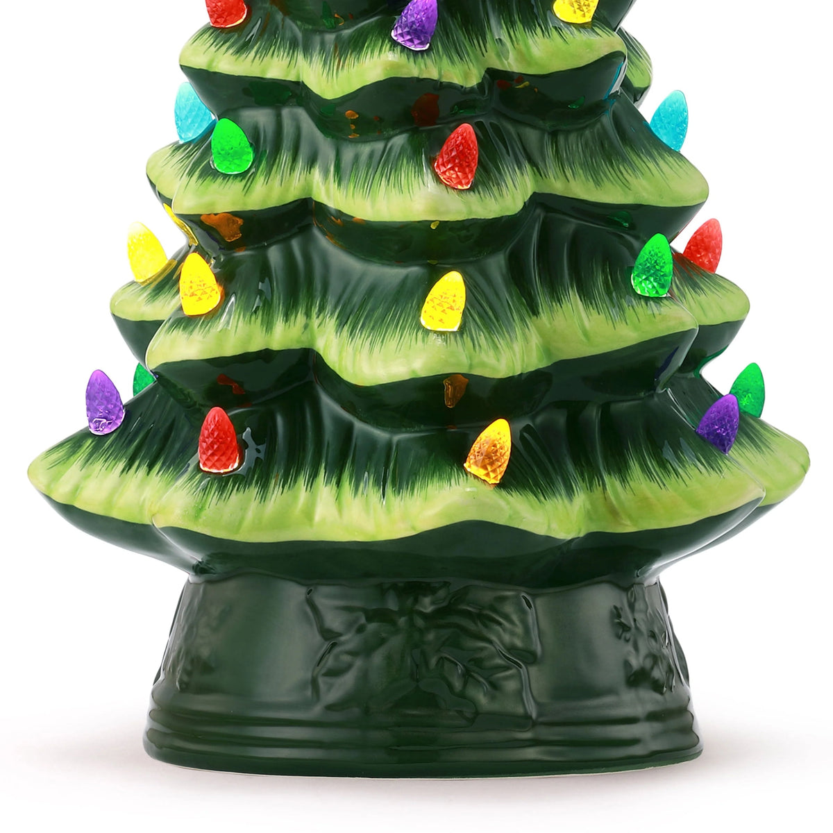Mr. Christmas 12-Inch Nostalgic Pre-Lit Light Blue Christmas Tree