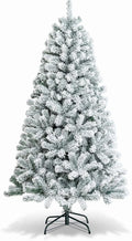 6/7ft Christmas Tree Small Artificial Pencil Tree Fake Christmas Tree with Lights Stand for Xmas Home Office Holiday Decoration