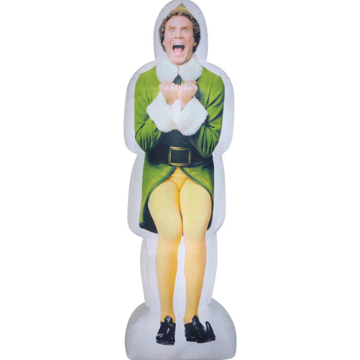 6\' Photorealistic Airblown Excited Buddy the Elf Christmas Inflatable
