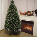6' Premium Pine Artificial Christmas Tree with Hinged Branches & 60 Pine Cones