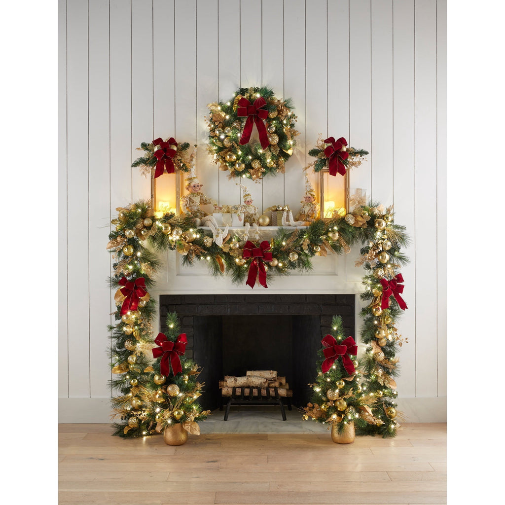 BrylaneHome 36"H Regal Pre-Lit Urn Tree