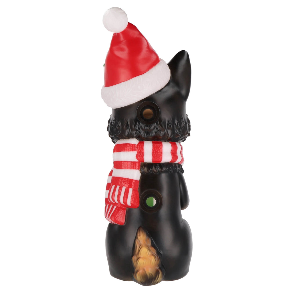 Lighted Blow Mold Dog Indoor/Outdoor Christmas Decoration, Multicolor, 32", by Holiday Time