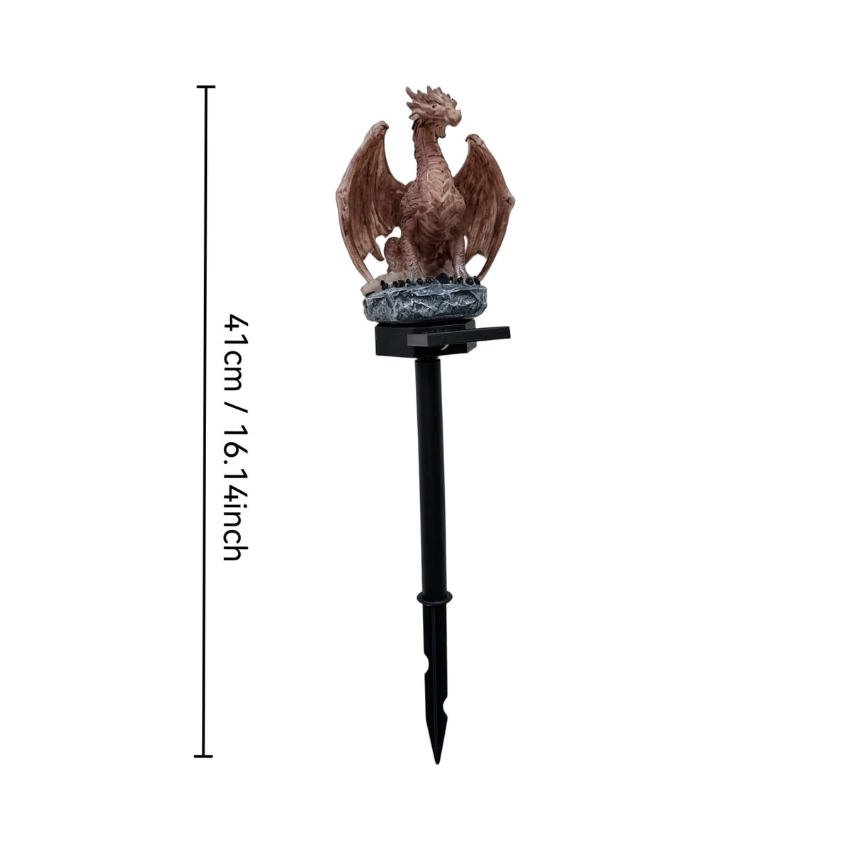 Clearance! Solar Dragon Garden Statue Light, Dragon Solar Light Outdoor Decor, Fantasy Dragon Lamp with LED Glow, Solar Powered Garden Statue for Yard Patio Lawn Pathway Halloween Garden Decor
