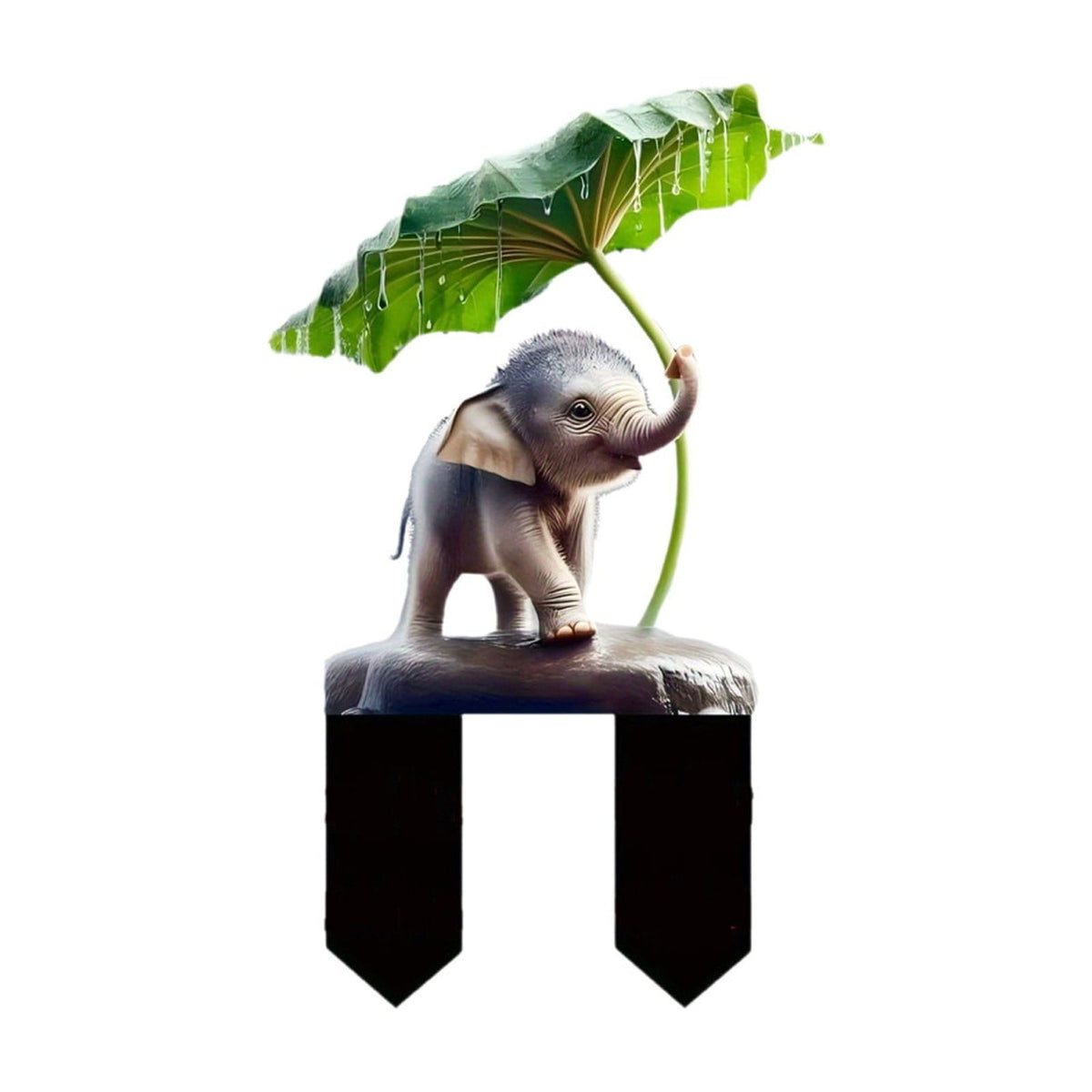 Nkmbld Clearance & Promo! Garden Ornaments, Garden Sculpture Acrylic Potted Plants and Courtyard Decorative Floor Tiles, Housewarming Ornament for Patio, Lawn, Yard, Pathway