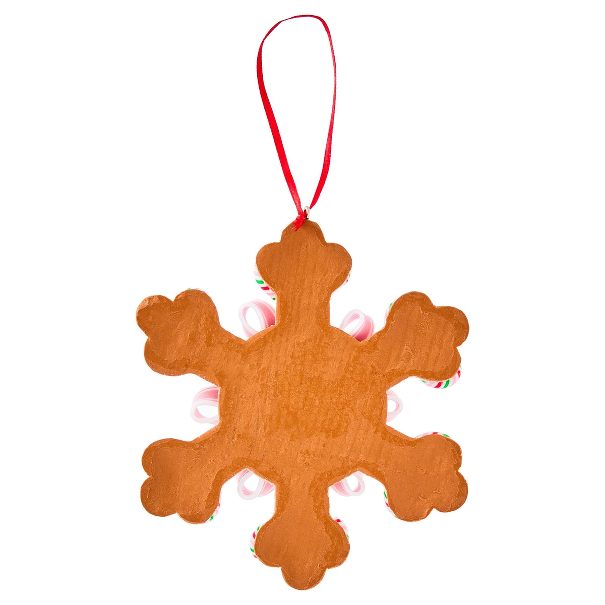 Multicolor Clay Dough Candy Snowflake Christmas Ornament, 5.3", by Holiday Time