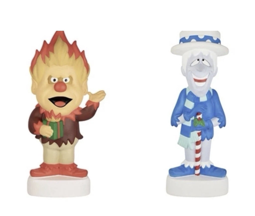 32" Gemmy Heat and Snow Miser LED Lighted Blow Mold Outdoor Christmas Decor