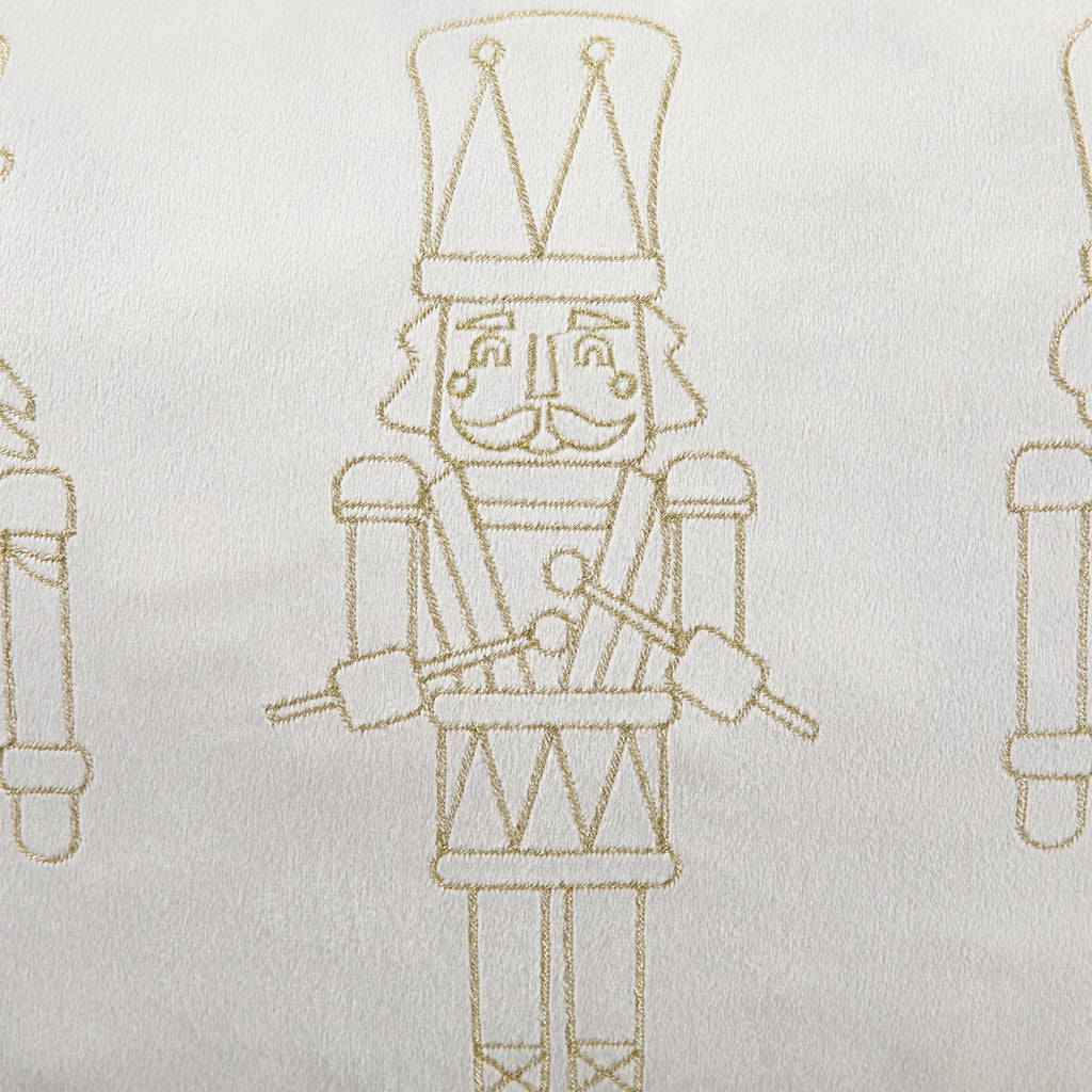 My Texas House Nutcracker Decorative Christmas Pillow, Green, 20" x 14"