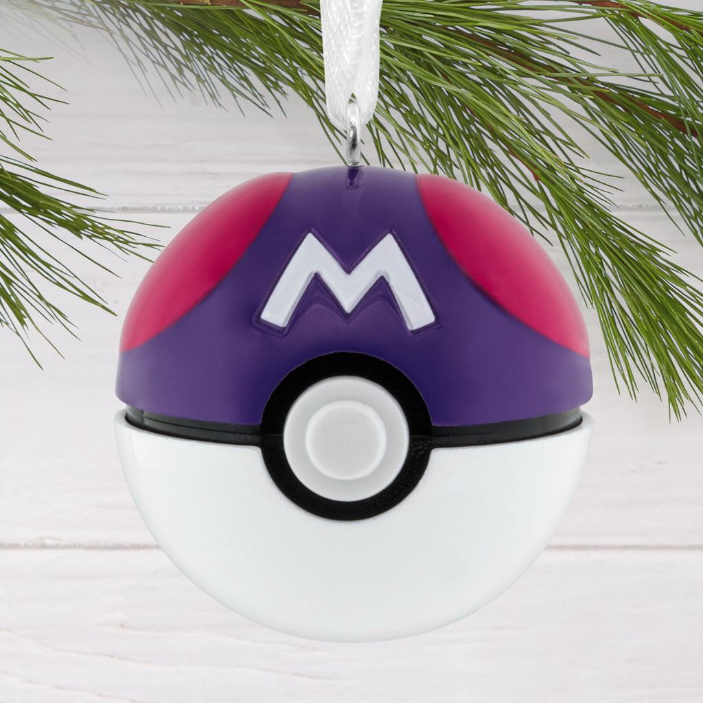 Hallmark Christmas Ornament (Pokémon Master Ball, Metal), 1 Count