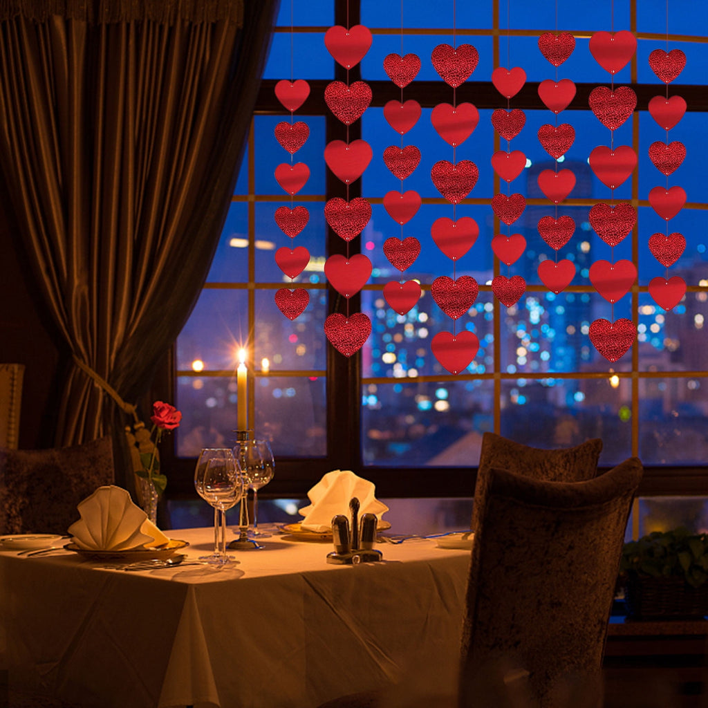 XGFHYJEH 5ft Valentines Day Decorations, Valentines Day Lights, Valentines String Lights, Valentine's Day Decor, Heart String Lights, Battery Operated