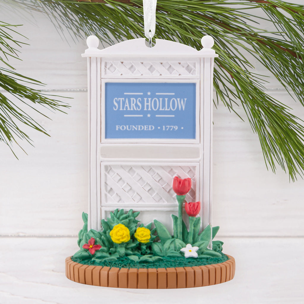 Hallmark Christmas Ornament (Gilmore Girls Stars Hollow Sign), 1 Count
