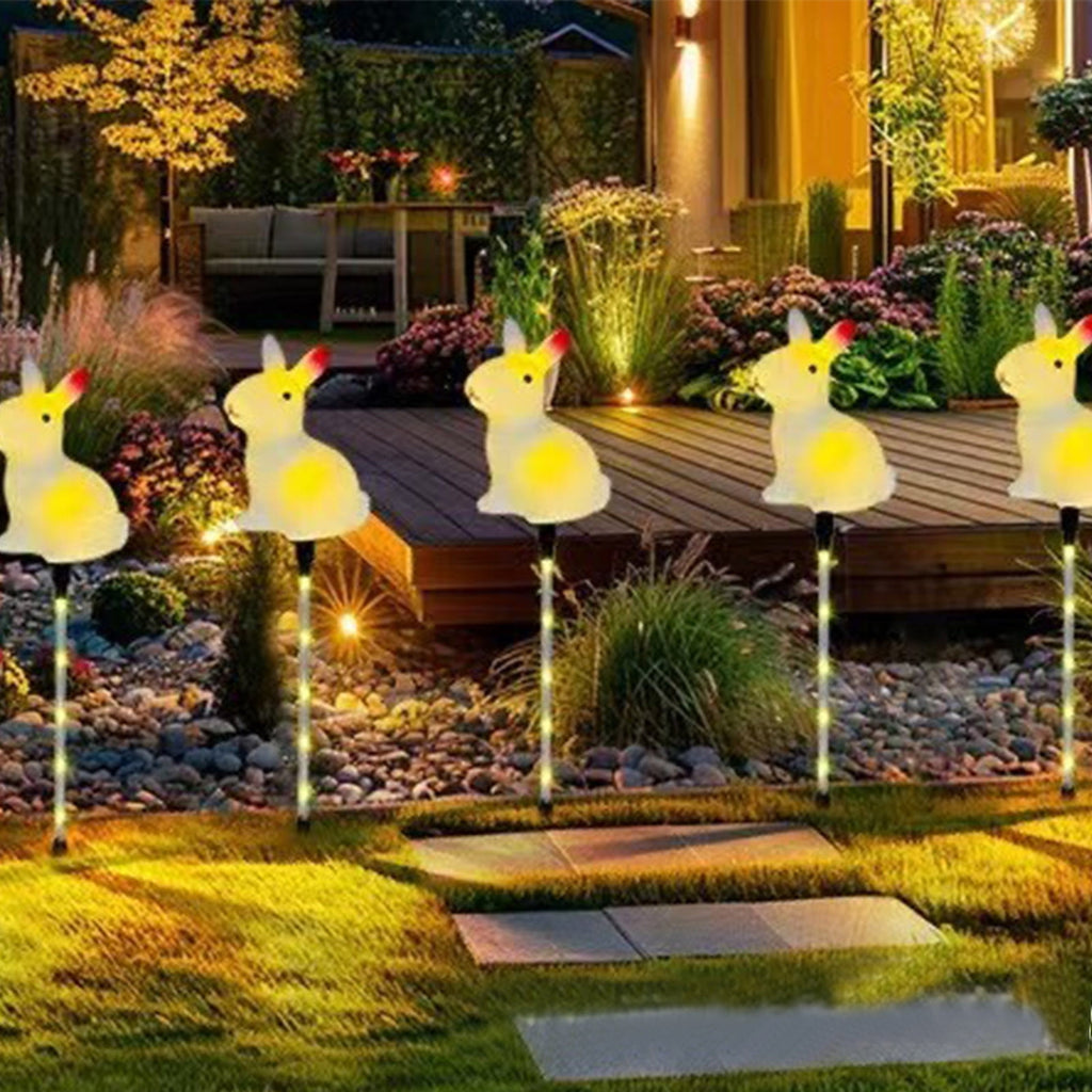 XGFHYJEH Easter Decoration, Solar Easter Lights, Pastel Easter Egg Lights, Easter Decorations Outdoors, Easter Yard Decor, Outdoor Easter Decor