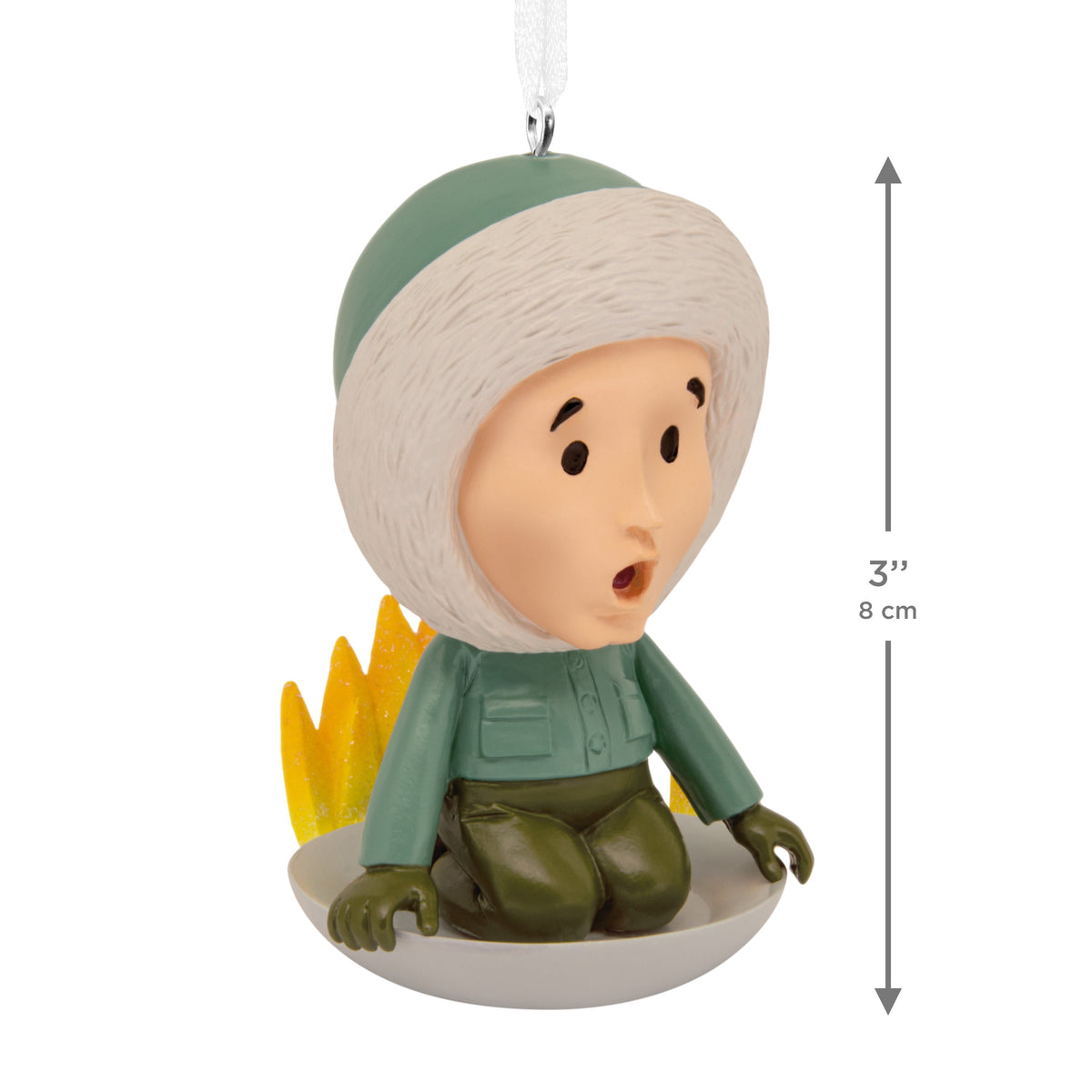Hallmark Ornament (Christmas Vacation Clark Griswold Sledding), 1 Count