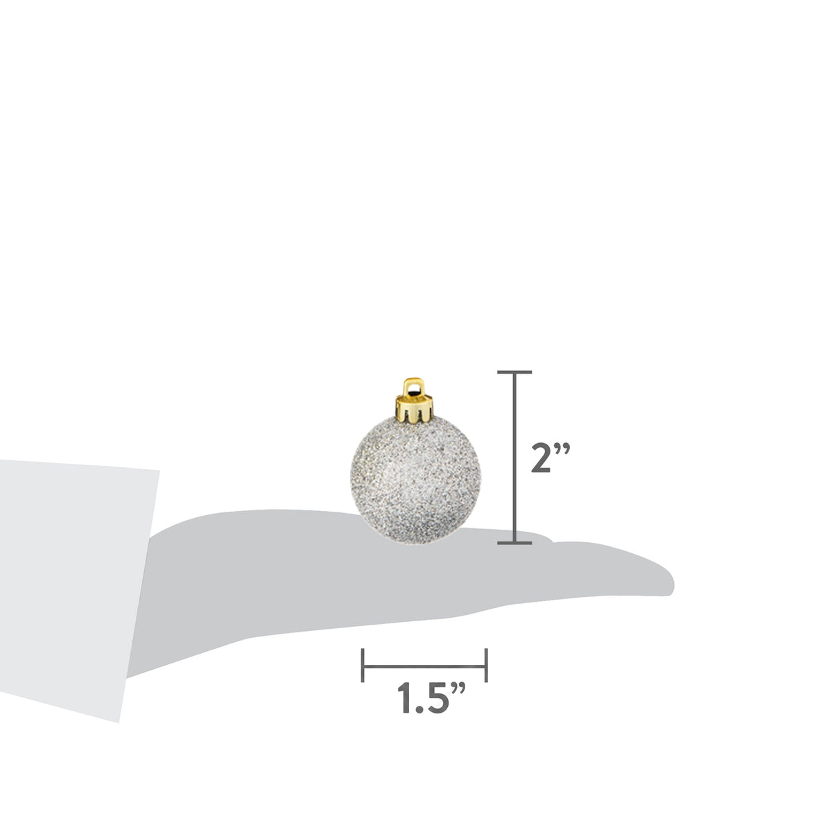 20-Count Red/Green/White Mini Ball Shatterproof Christmas Ornaments, by Holiday Time