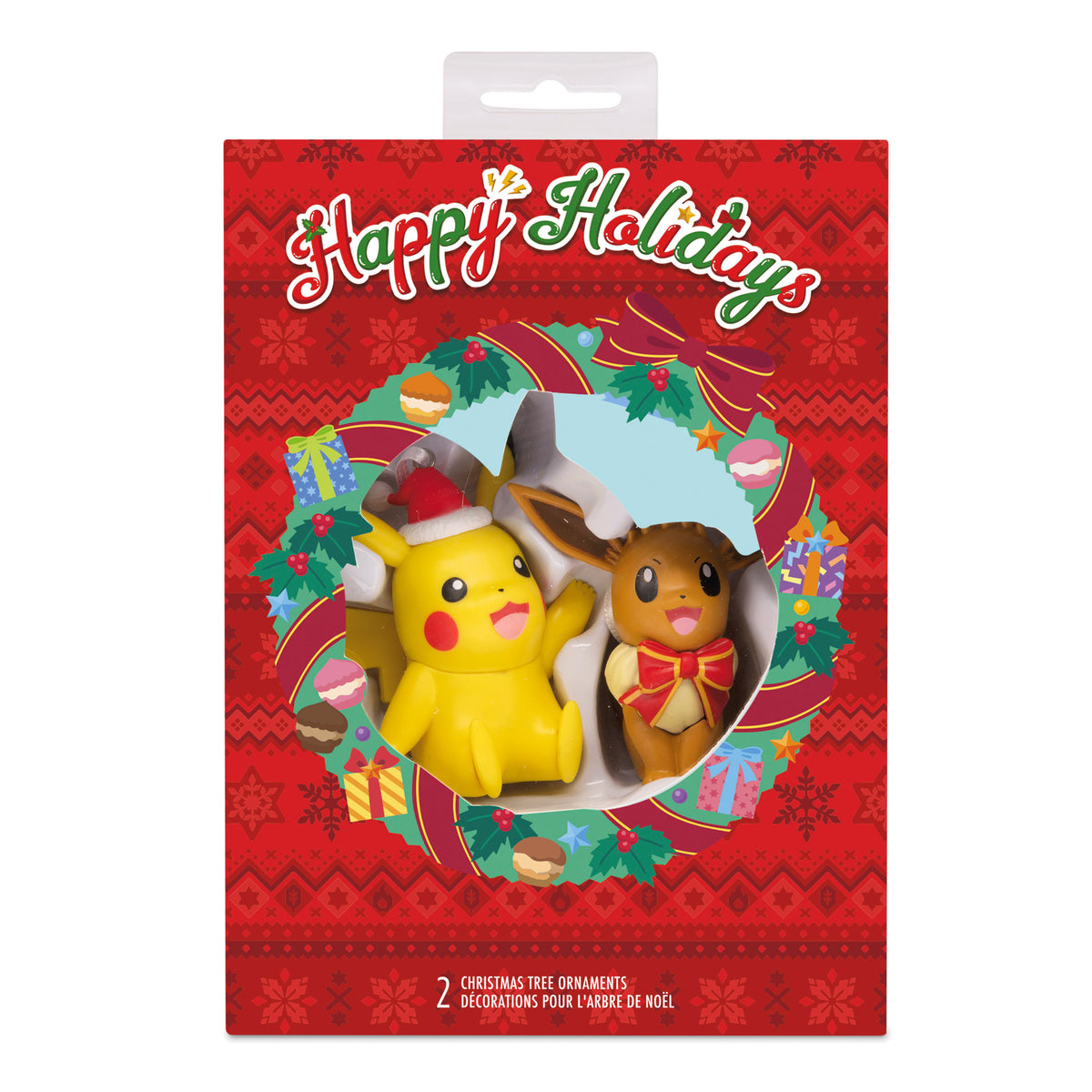 Hallmark Christmas Ornaments (Pokémon Pikachu and Eevee), Set of 2, 1 Count
