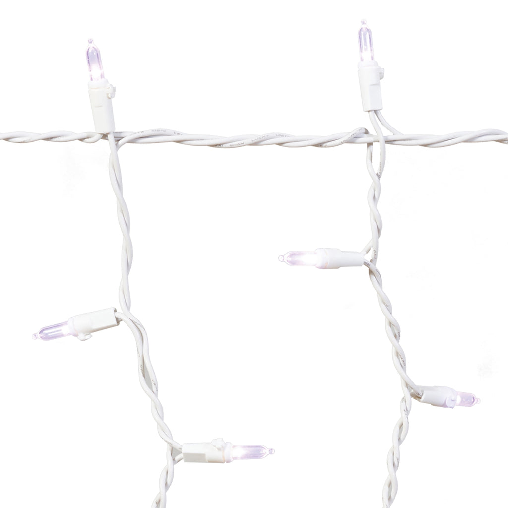Indoor/Outdoor 300-Count LED Christmas Icicle Lights, Warm White, White Wire, 18', by Holiday Time