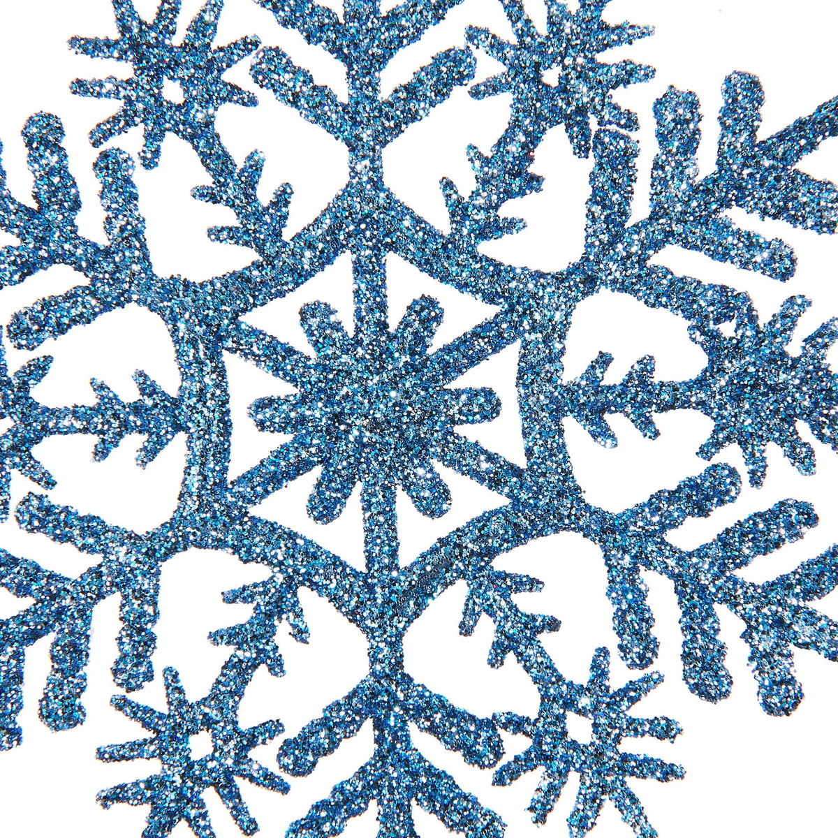 20-Count Pink Glitter Snowflake Christmas Ornaments, 3.9", by Holiday Time