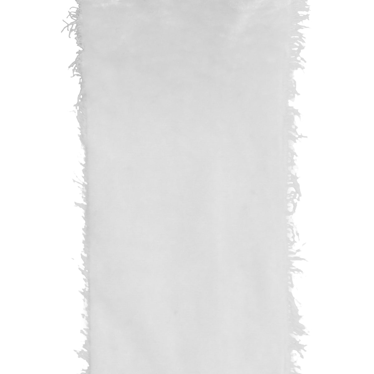 My Texas House White Velvet Christmas Ribbon, 2.5" x 12'