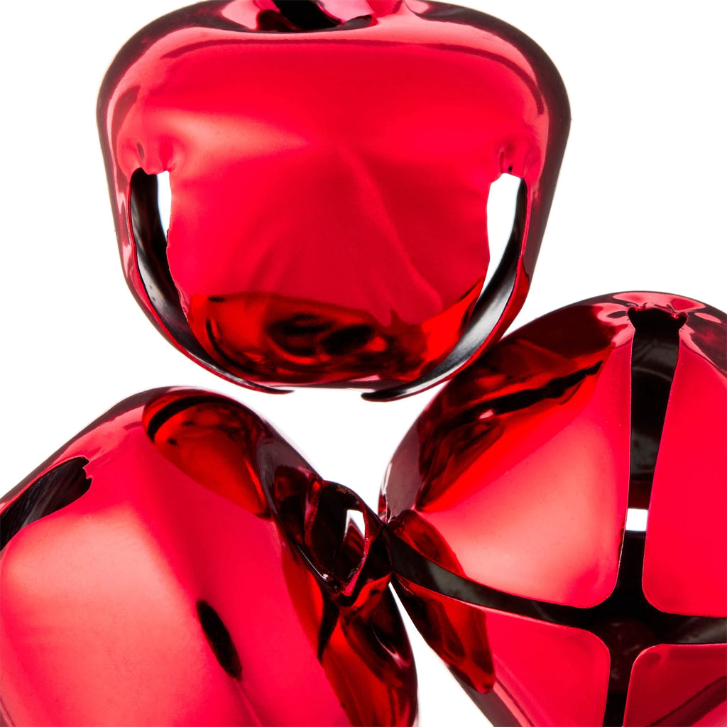 18-Count Red Metal Jingle Bell Christmas Ornaments, 1", by Holiday Time