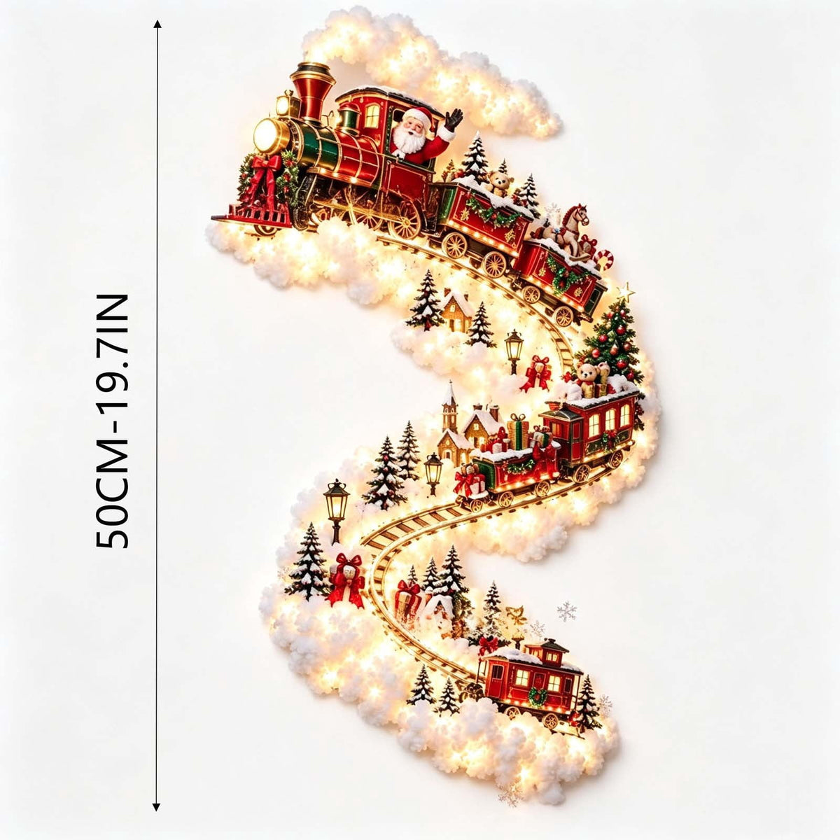Snowman Magic Fountain, Flowing Snowflake LED Christmas Garden Light,Solar Power and Outdoor Garden Stake for Christmas Yard Decor