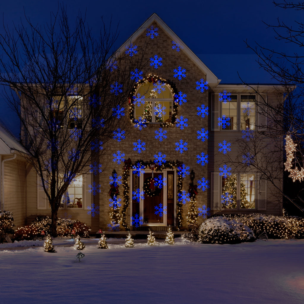 Christmas Lightshow Projection LED Blue Snowfall