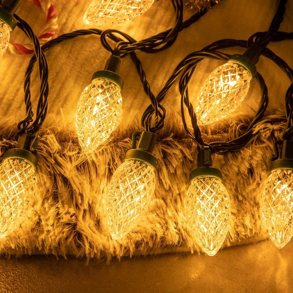 Bibana Indoor/Outdoor 81 ft Corded Electric Waterproof LED Christmas String Light