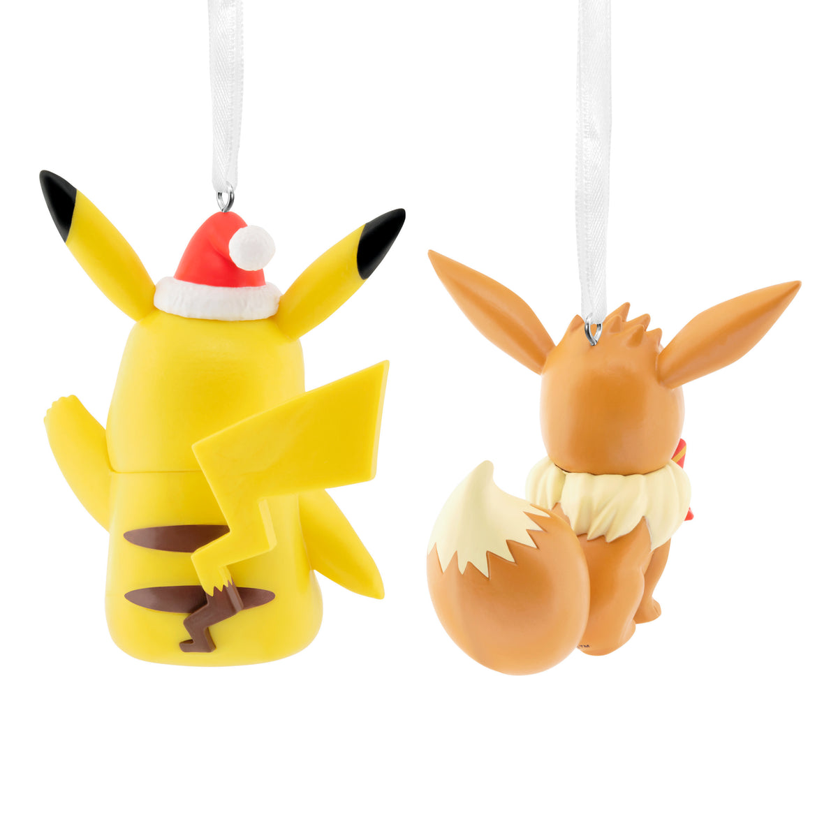 Hallmark Christmas Ornaments (Pokémon Pikachu and Eevee), Set of 2, 1 Count