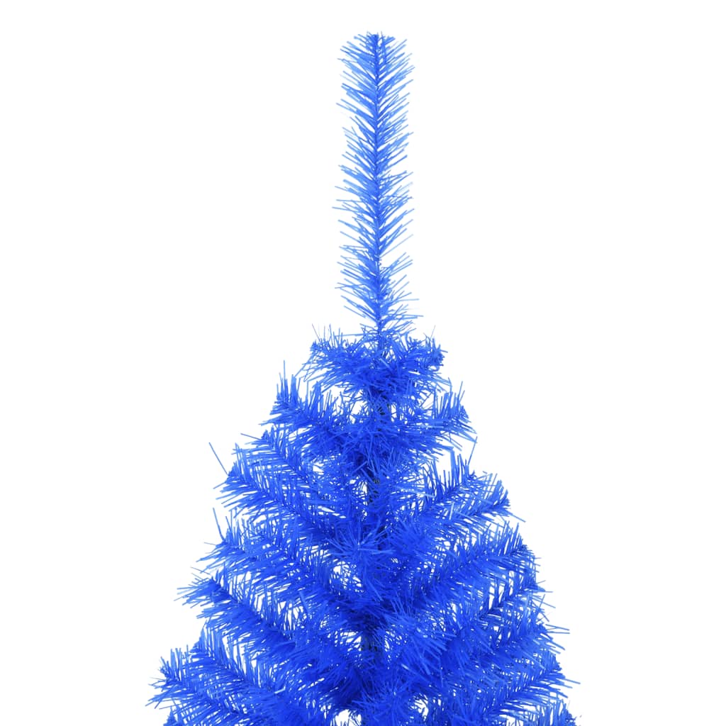 vidaXL Christmas Tree Decoration Artificial Half-Circle Tree with Stand PVC