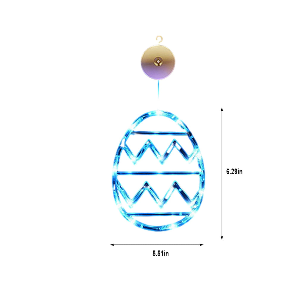 XGFHYJEH Easter Lighted Window Decorations, Easter Egg Lights, Easter Lights, Egg String Lights, Easter Decorations Indoors, Easter Hanging Decoration