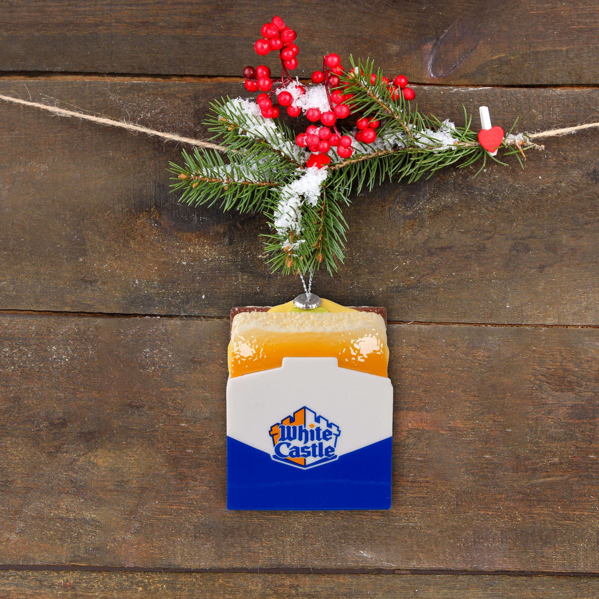 White Castle Slider Christmas Ornament, 1 Piece